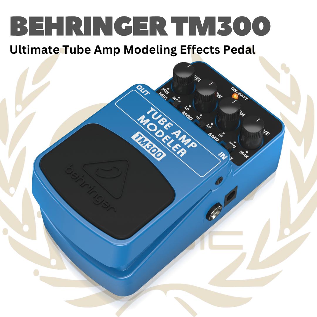 Behringer TM300 Ultimate Tube Amp Modeling Effects Pedal - Efek Pedal TM 300 | TM-300