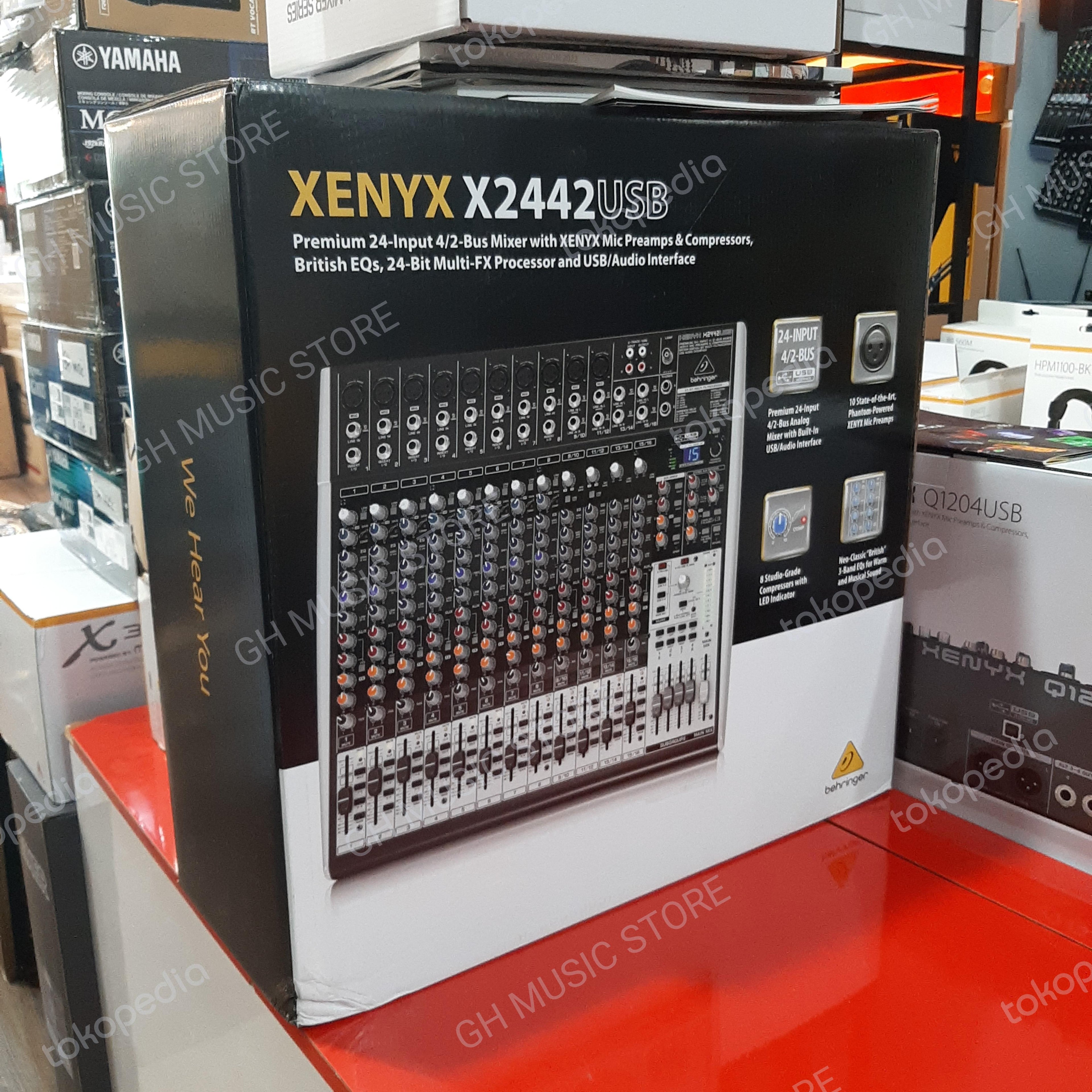 Behringer XENYX X2442USB Premium 24 Input 4/2 Bus Mixer USB interface