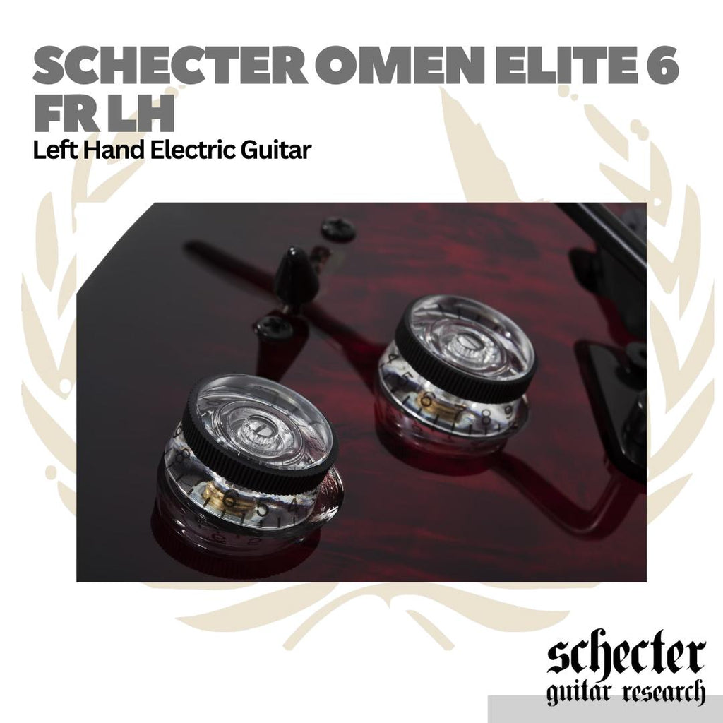 Schecter Omen Elite 6 FR Floyd Rose Left Handed Electric Guitar | Gitar Elektrik Kidal