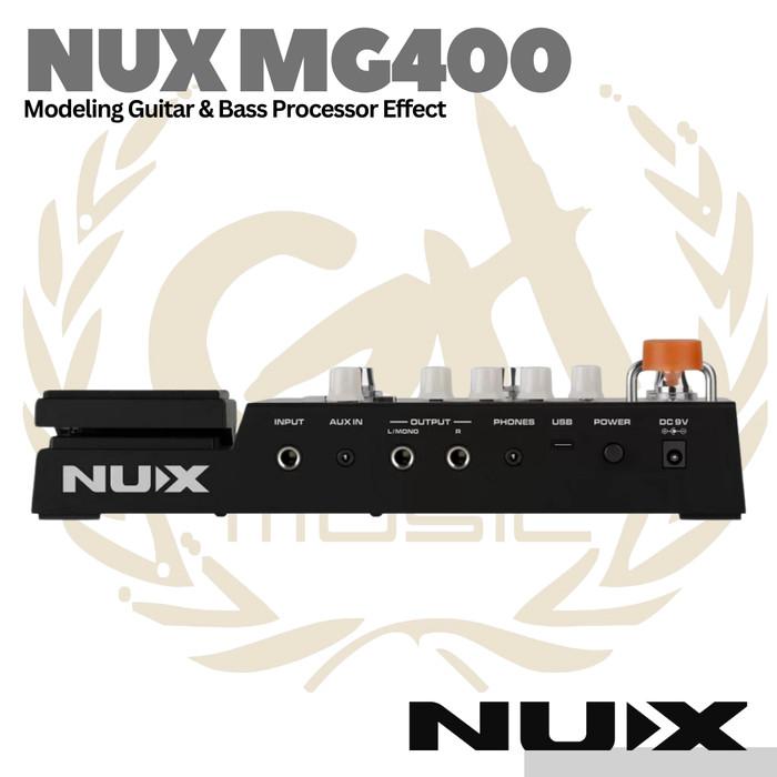 NUX MG400 Multi-Effect Pedal for Electric Guitar & Bass - Efek Gitar