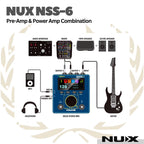 NUX NSS-6 SOLID STUDIO MK-II PreAmp Power Amp Combination Effect Pedal - Efek Amp Simulator NUX NSS6
