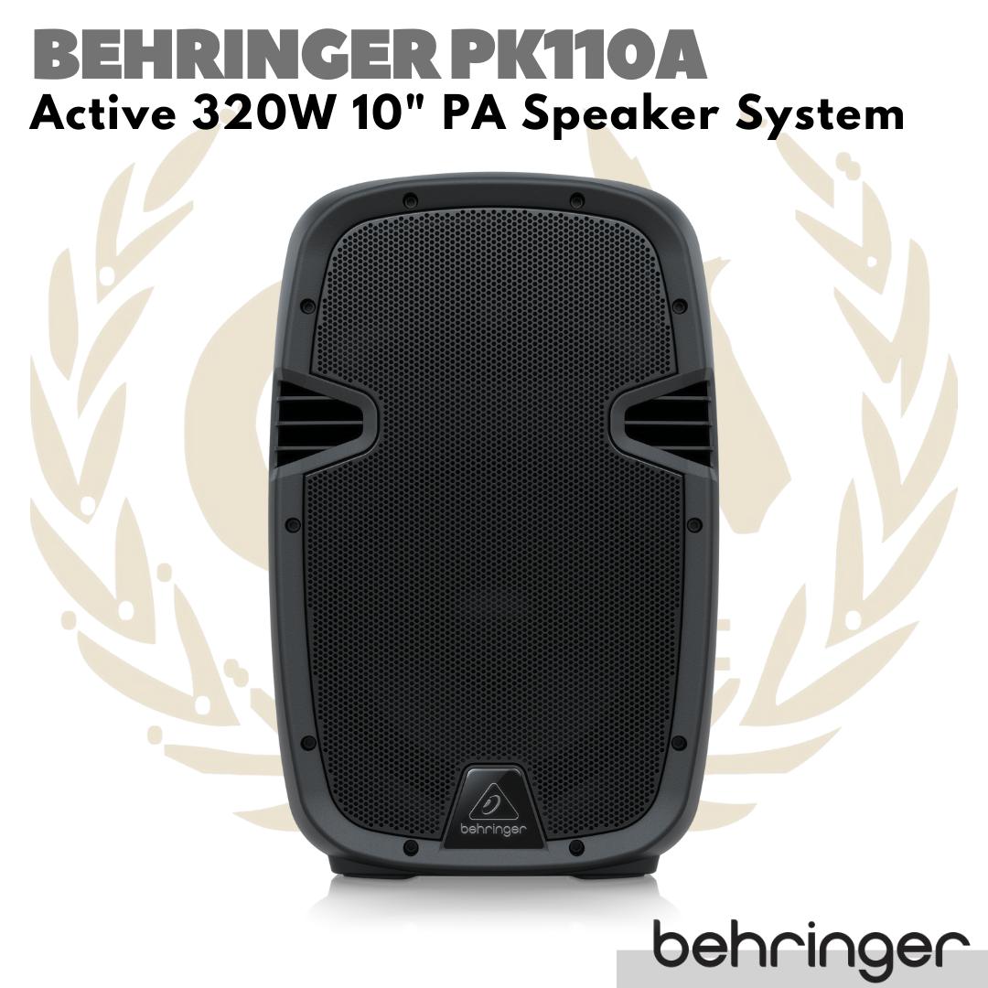 Behringer PK110A Active 320W 10 inch PA Speaker | Spiker Aktif PK110 A