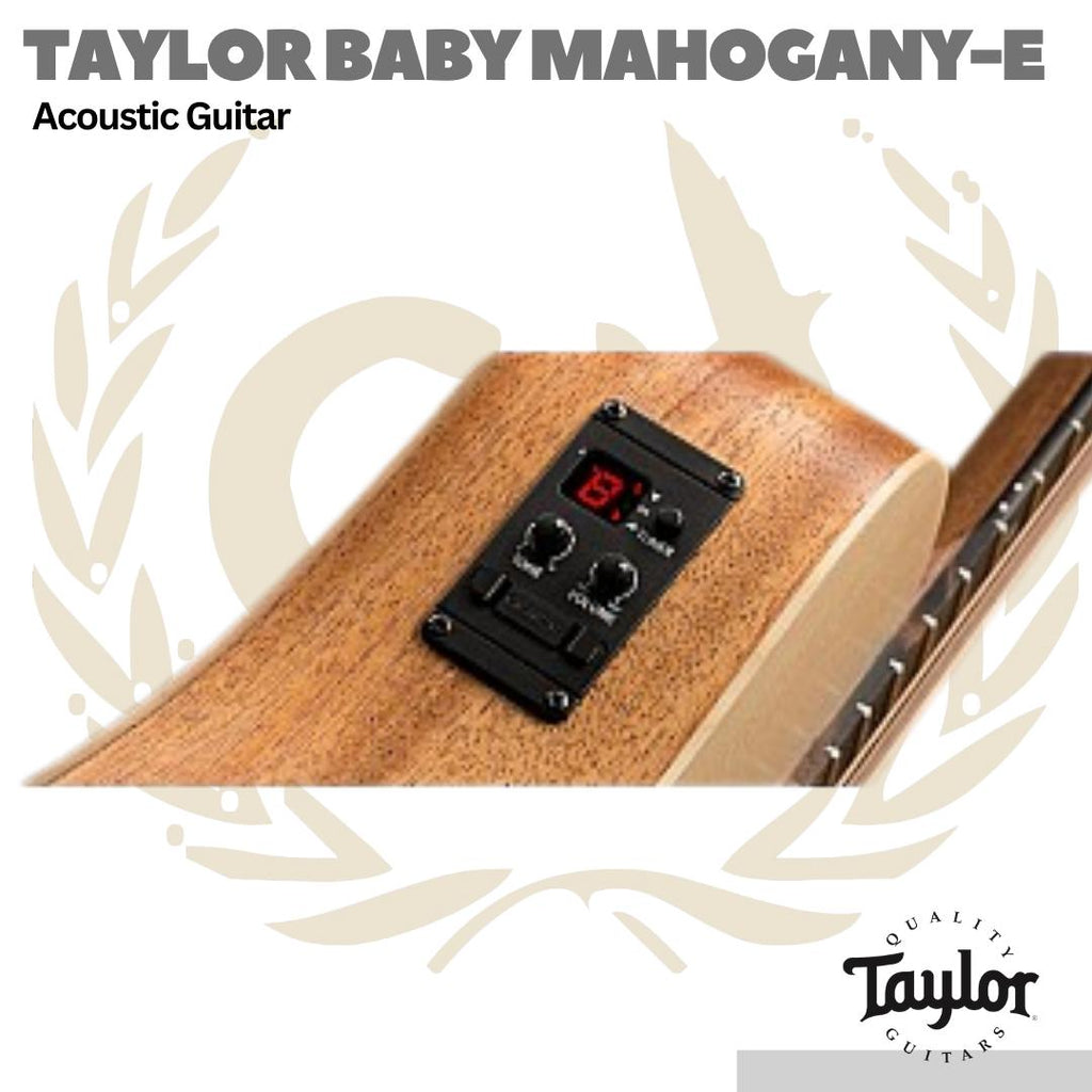TAYLOR BT2-E Baby Mahogany-e Acoustic Electric Guitar + Bag | Gitar Akustik