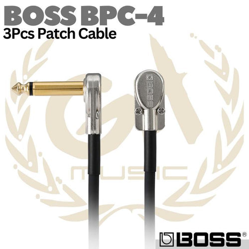 BOSS BPC-4 3 Pack Patch Cable | Kabel Jumper Efek Gitar BPC4