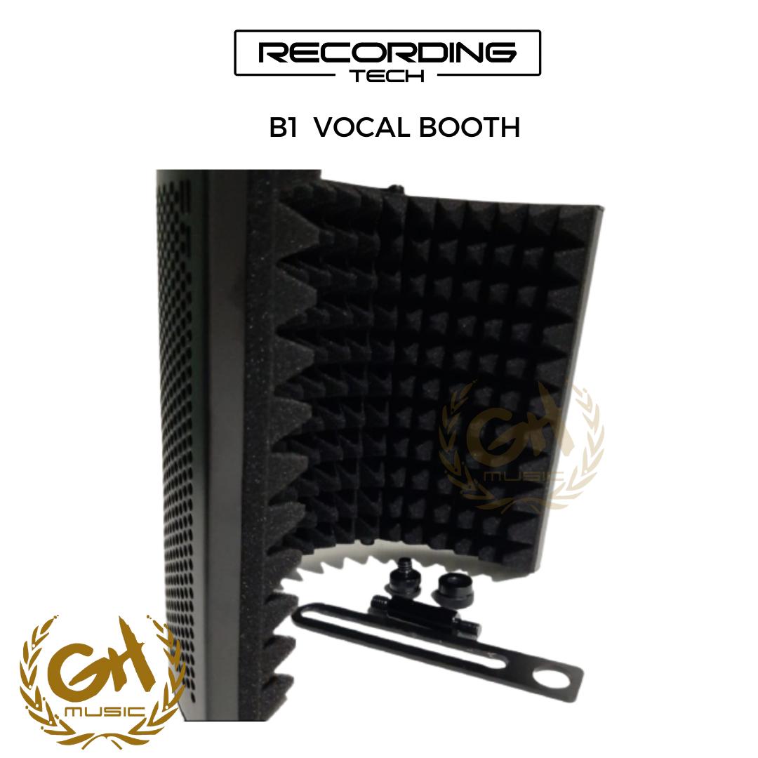 RECORDING TECH B1 VOCAL BOOTH MIC MICROPHONE RECORDING ZOOM PODCAST
