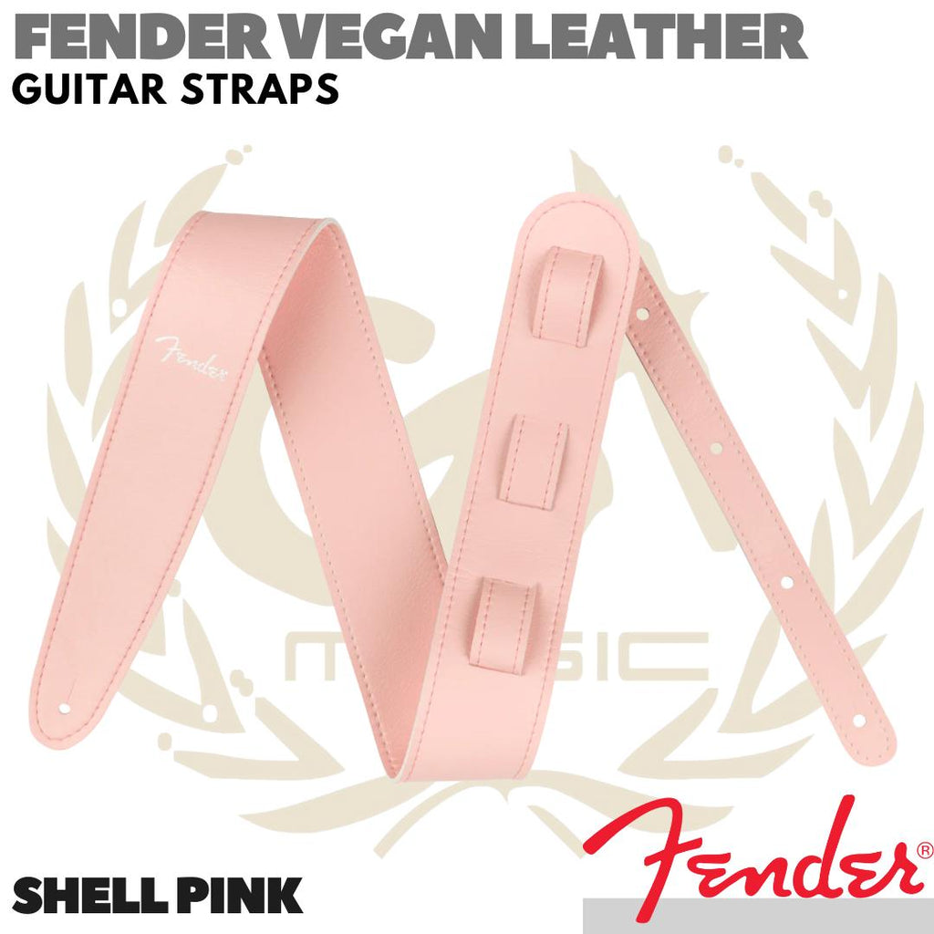 FENDER Vegan Leather Guitar Strap | Tali Gitar