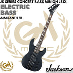 Jackson JS Series Concert Bass Minion JS1X Guitar, Amaranth FB
