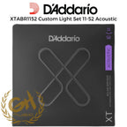 D'Addario XTABR1152 Custom Light Set 11-52 Acoustic