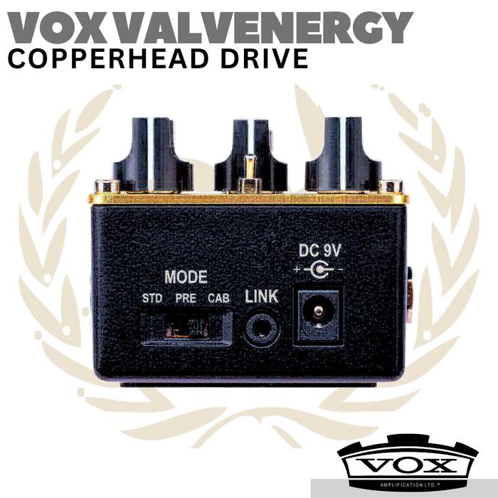 VOX VE-CD VALVENERGY COPPERHEAD DRIVE Effect Guitar Pedal | Efek Gitar Overdrive Asli