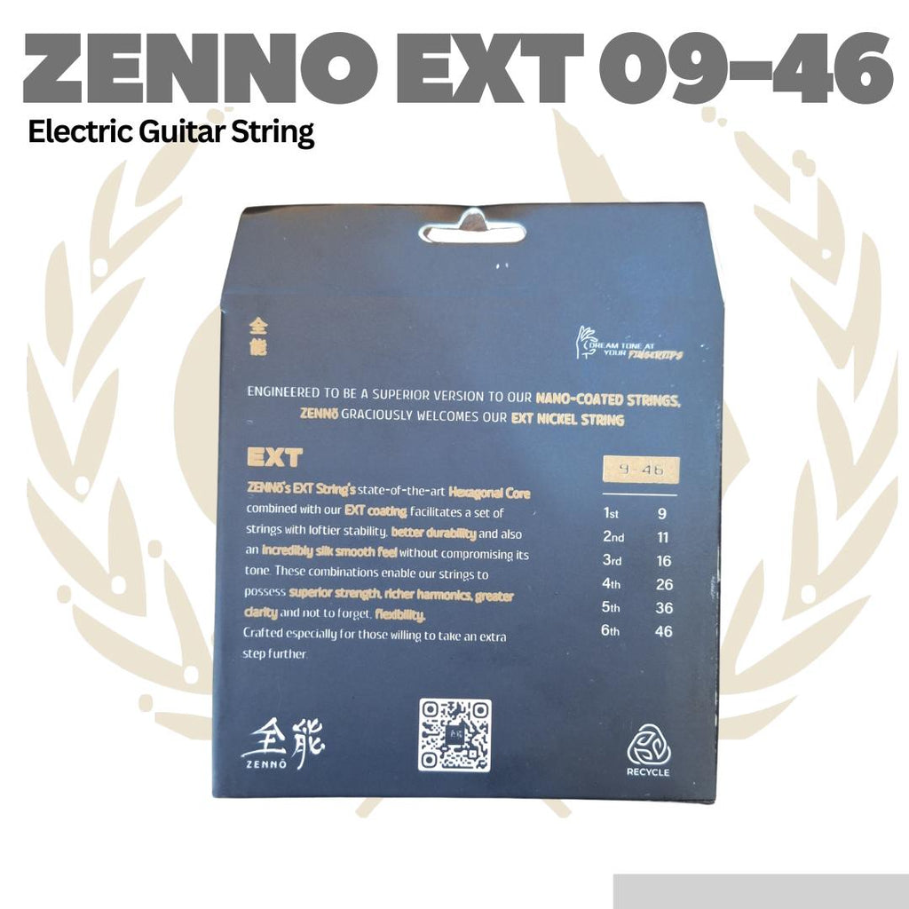 Zenno EXT 0946 Guitar Strings 09-46 - Senar Gitar Elektrik