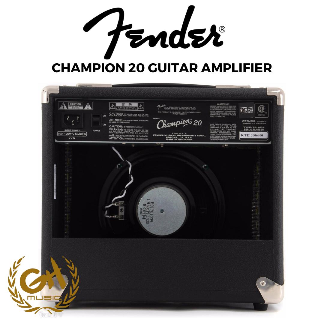 FENDER CHAMPION 20 GUITAR COMBO AMPLIFIER
