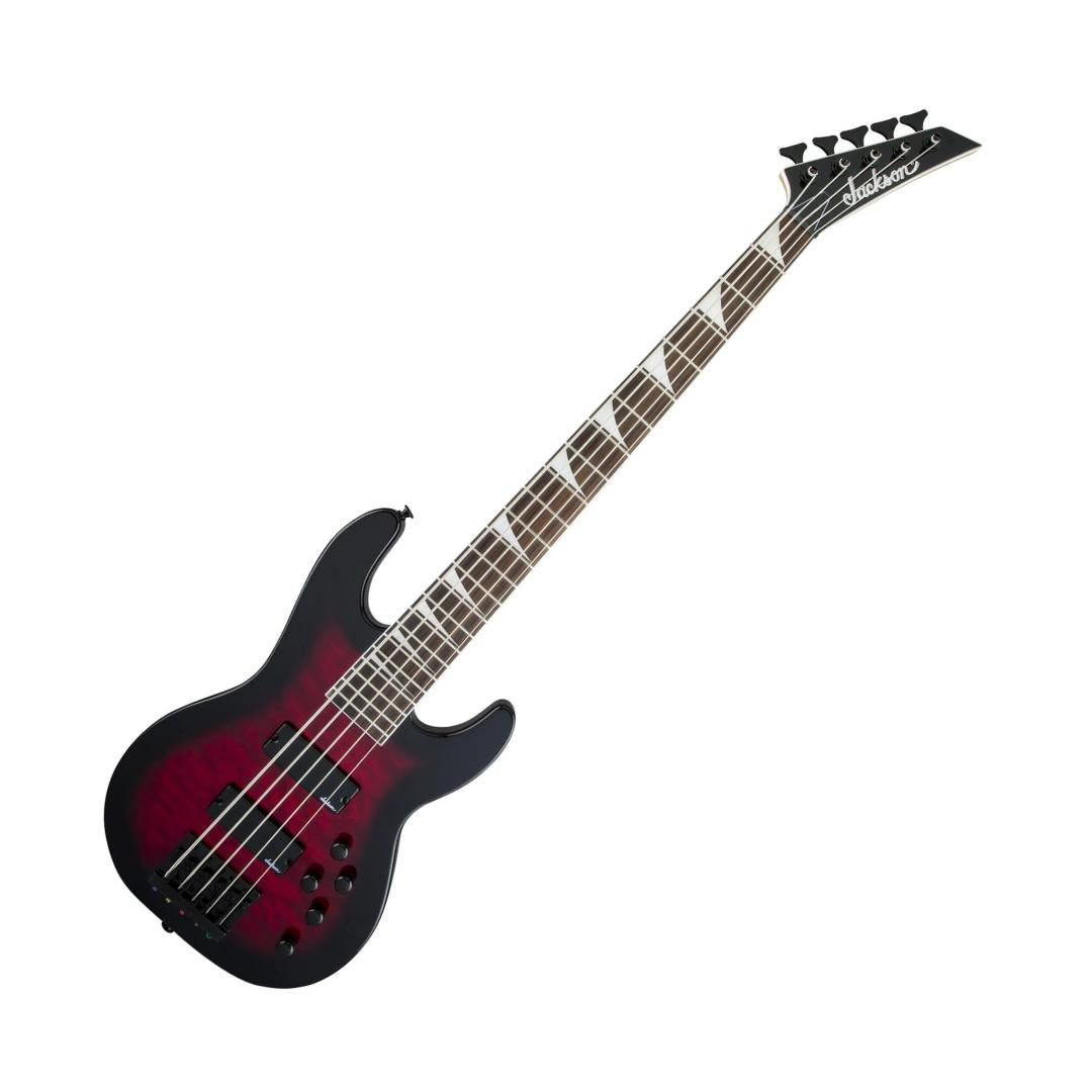 Jackson JS Series Concert Bass JS3VQ Guitar, Amaranth FB - Bass Elektrik