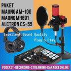 PAKET PODCAST 2 ORANG MAONOCASTER AM100 + MAONO MH601