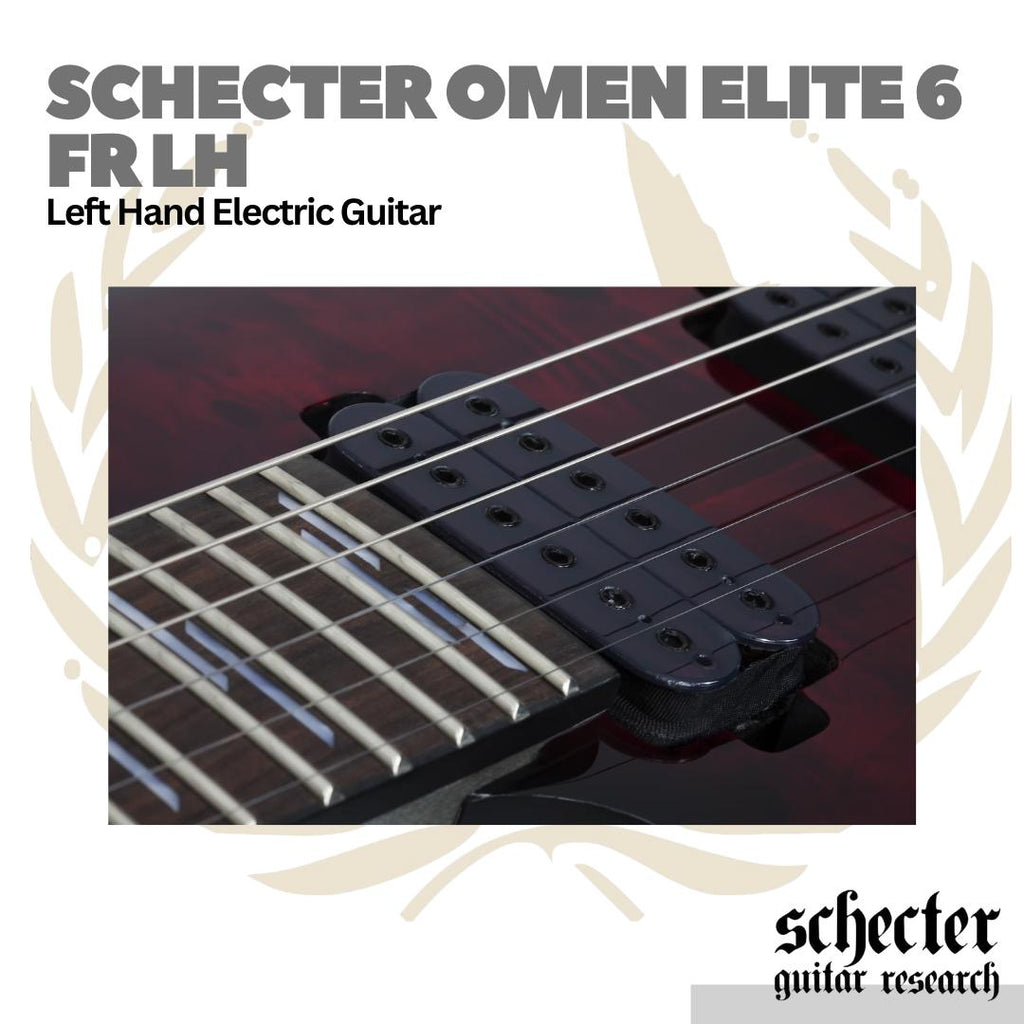 Schecter Omen Elite 6 FR Floyd Rose Left Handed Electric Guitar | Gitar Elektrik Kidal