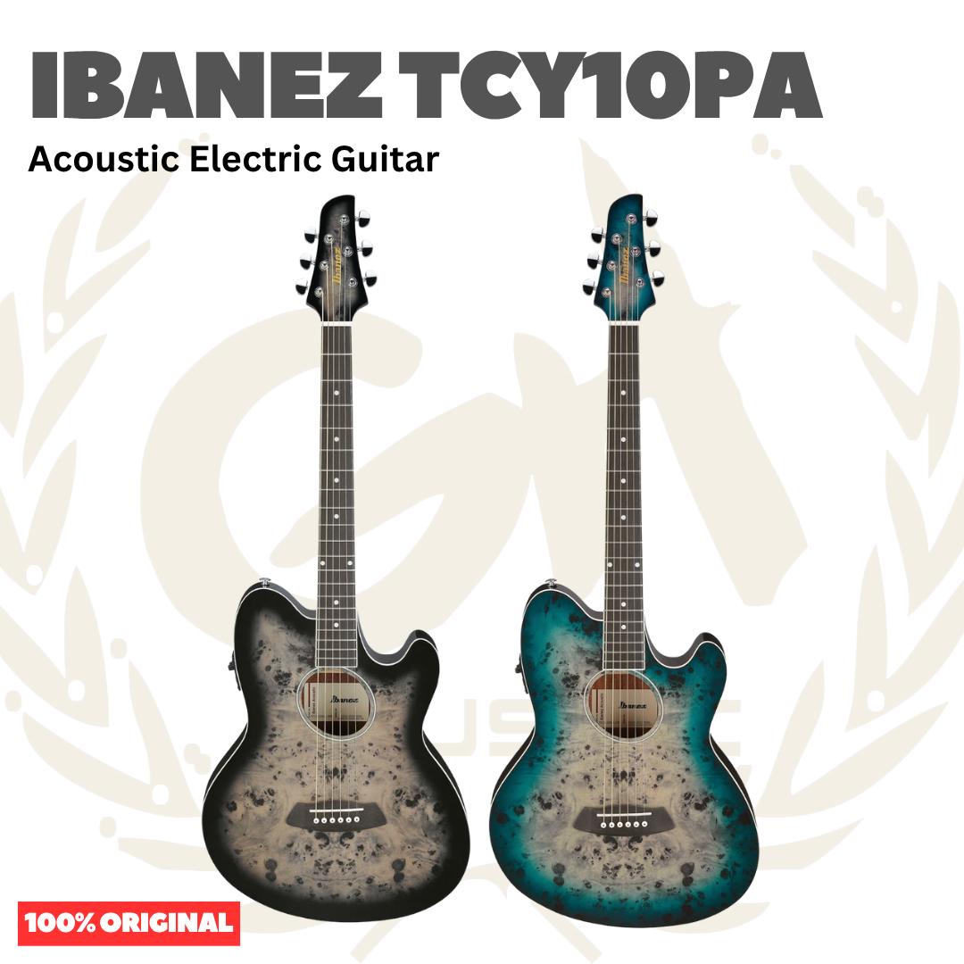 Ibanez TCY10PA Talman with Double Cutaway Body Acoustic-Electric Guitar - Gitar Akustik Elektrik