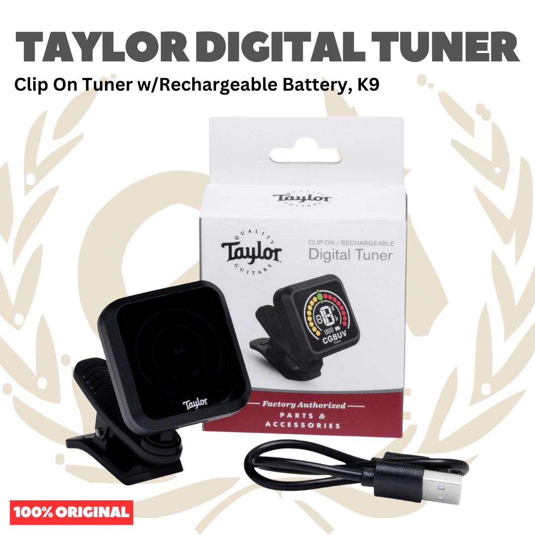 Taylor Digital Tuner w/Rechargeable Battery, K9 - Tuner Gitar Bass