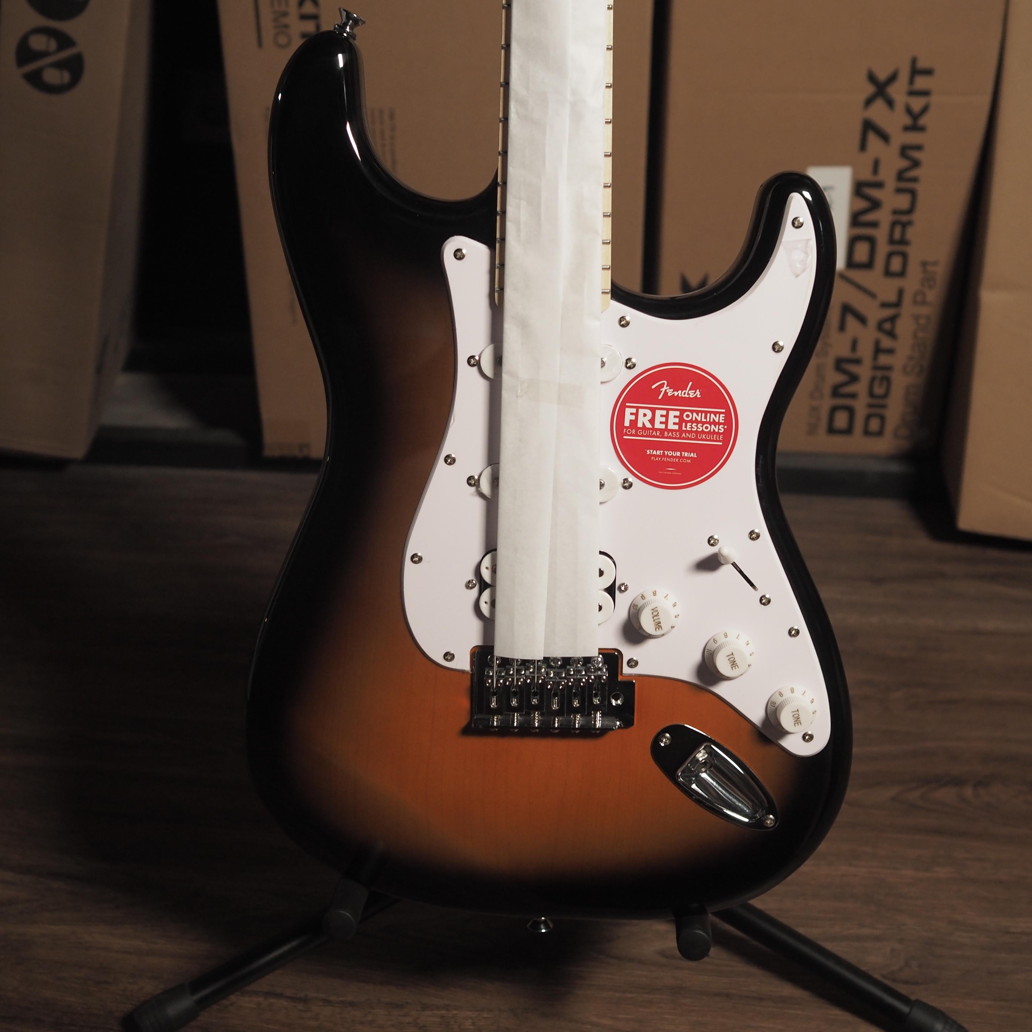 SQUIER FSR SONIC HSS Stratocaster Electric Guitar | Gitar Elektrik