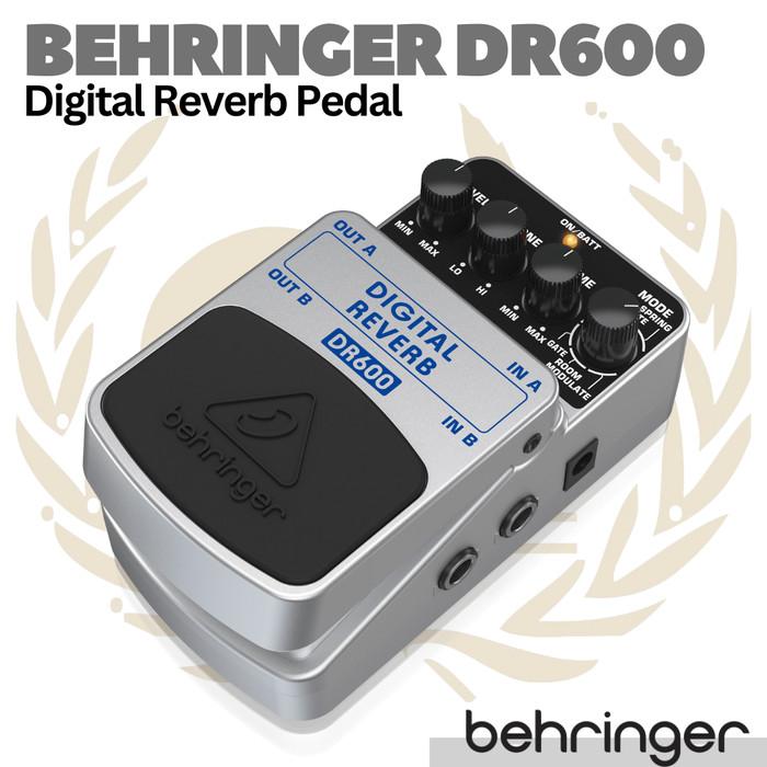 BEHRINGER DR600 Digital Stereo Reverb Pedal Effect | Efek Gitar