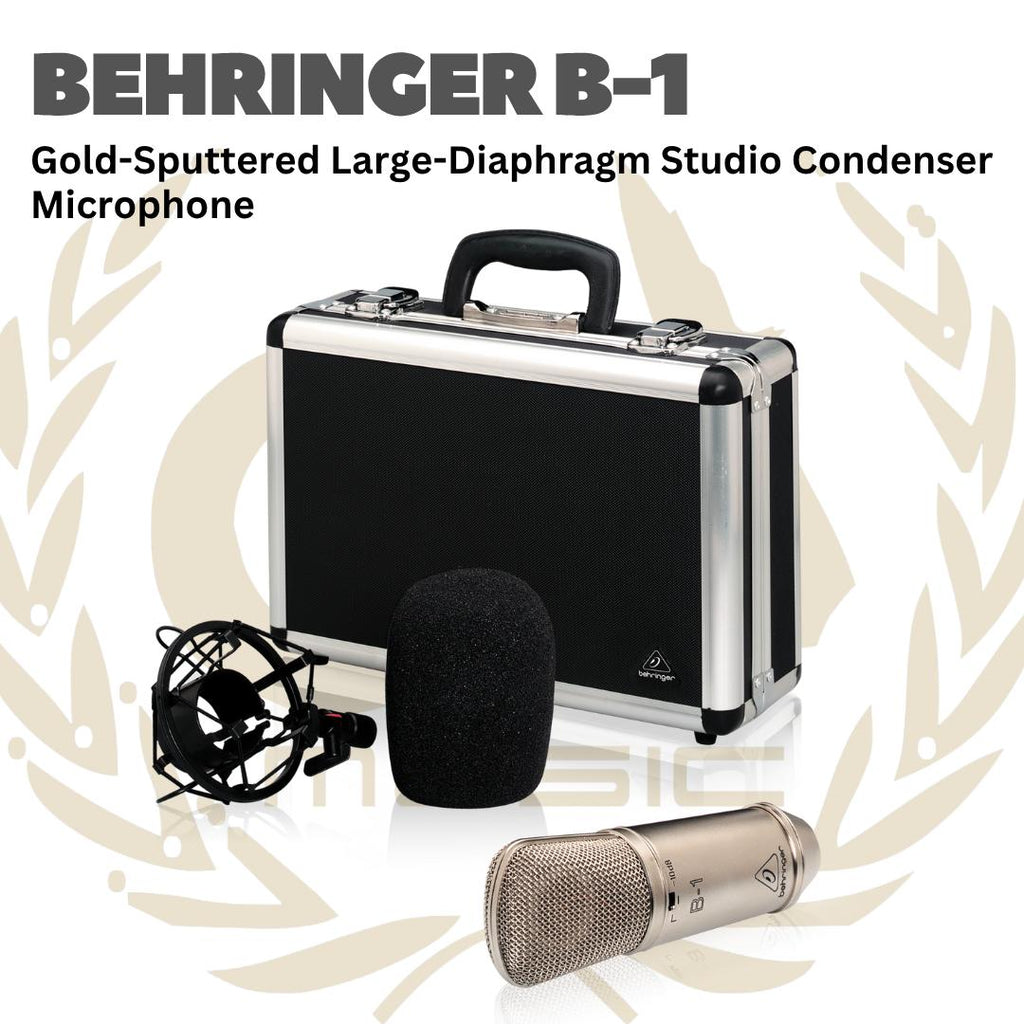 Behringer B1 | B-1 Large Diaphragm Condenser Microphone - Mic Kondenser Studio Original