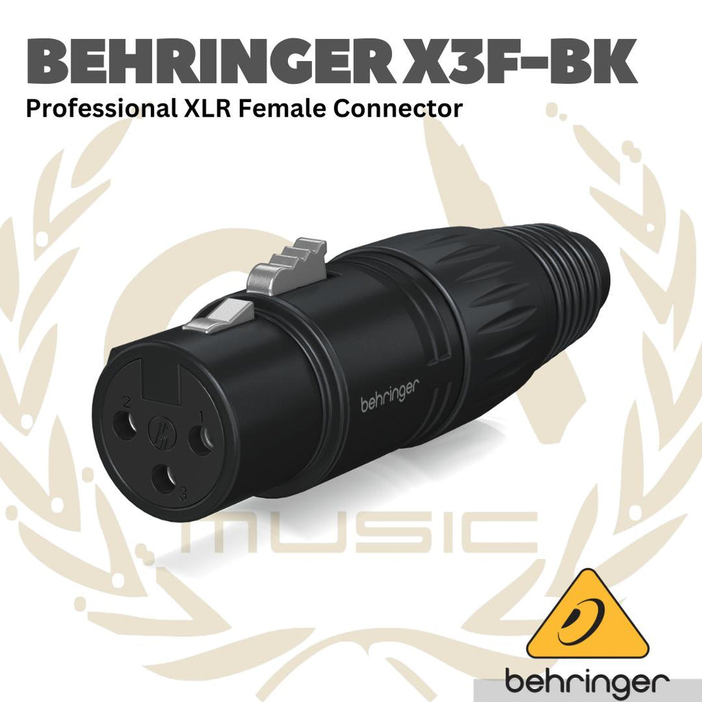 Behringer X3F Professional XLR Female Connector - Jack XLR Female 3 Pin X3-F
