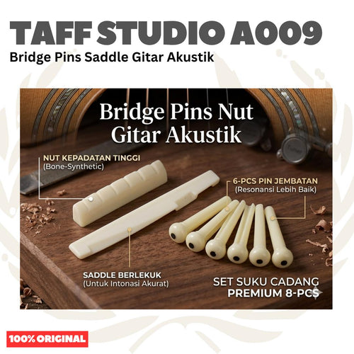 A009 Bridge Pins Saddle Gitar Akustik
