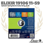 Elixir 19106  Medium 7-String Electric Guitar Strings, 11-59