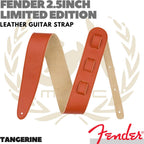 FENDER 2.5inch Limited Edition Leather Strap Gitar Bass