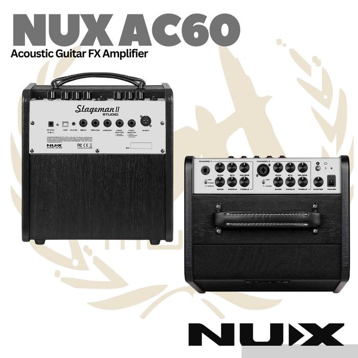 NUX Stageman II AC60 Acoustic Studio Amplifier - Ampli Akustik