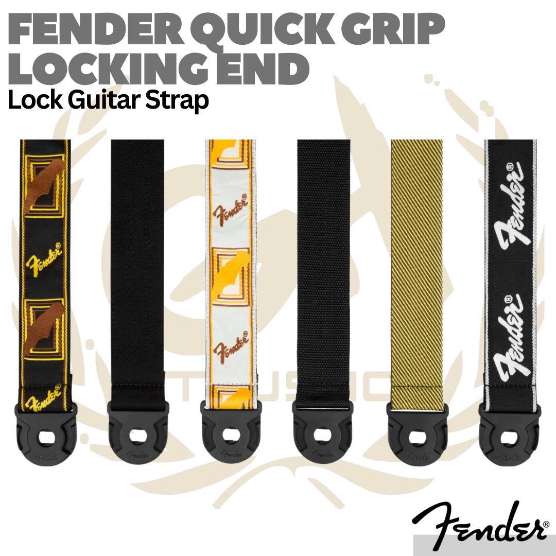 FENDER QUICKGRIP Locking End Guitar Strap | Gitar Strap Lock