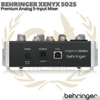BEHRINGER XENYX 502S Premium Analog 5 Input Audio Mixer | 502USB