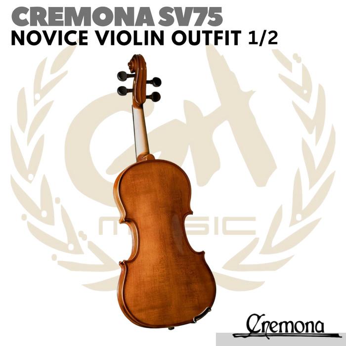 CREMONA SV75 NOVICE VIOLIN OUTFIT 1/2 Size | Biola SV 75