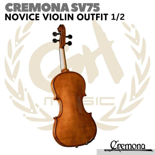 CREMONA SV75 NOVICE VIOLIN OUTFIT 1/2 Size | Biola SV 75