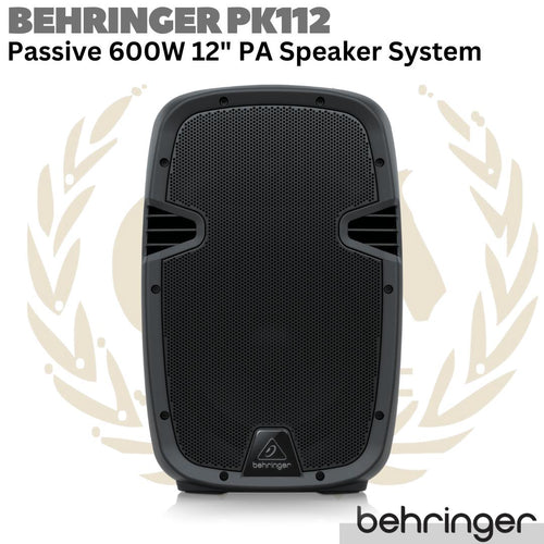 BEHRINGER PK112 Passive 600W 12 inch PA Speaker System | Spiker Pasif