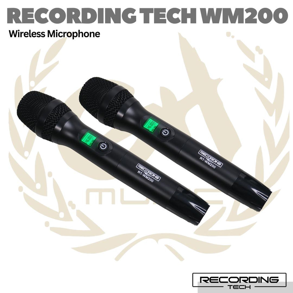 Recording Tech WM200 2ch Wireless Microphone
