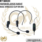 RECORDING TECH RT BM2H WIRELESS DUAL CLIP ON MIC BANDO IMAM SEMINAR 2
