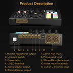 MAONOCASTER AM100 MIXER BROADCAST DAN LIVE STREAMING