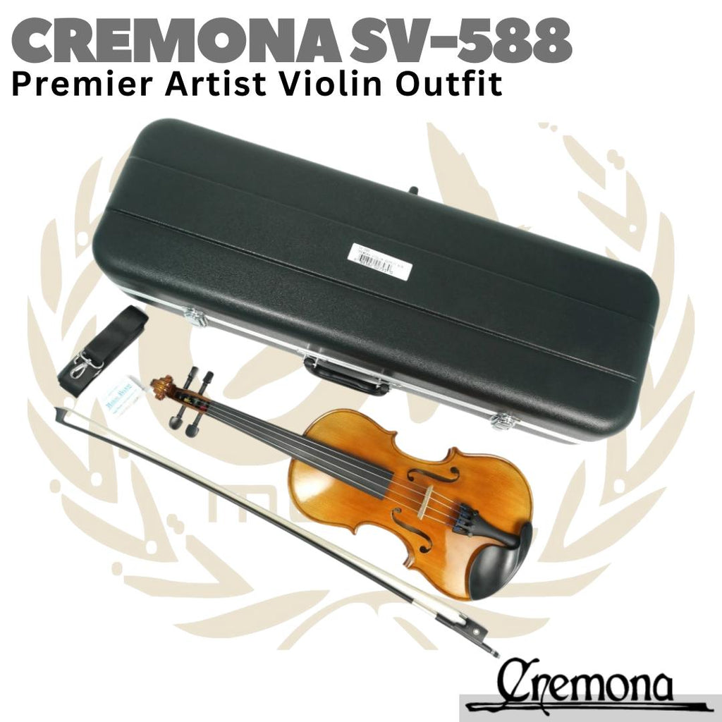 CREMONA SV-588 Premier Artist Violin Outfit | Biola 4/4 3/4 1/2 SV588 - 4/4