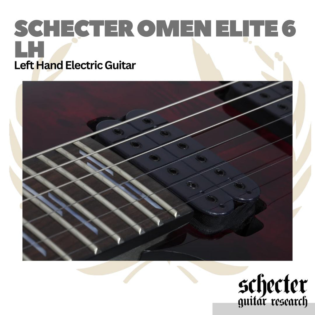 Schecter Omen Elite 6 Left Handed Electric Guitar | Gitar Elektrik Kidal