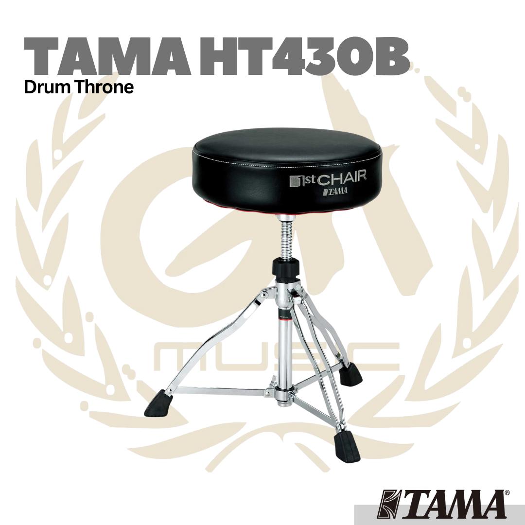 TAMA HT430B 1st Chair Round Rider Trio Flat Top Drum Throne - Kursi Drum