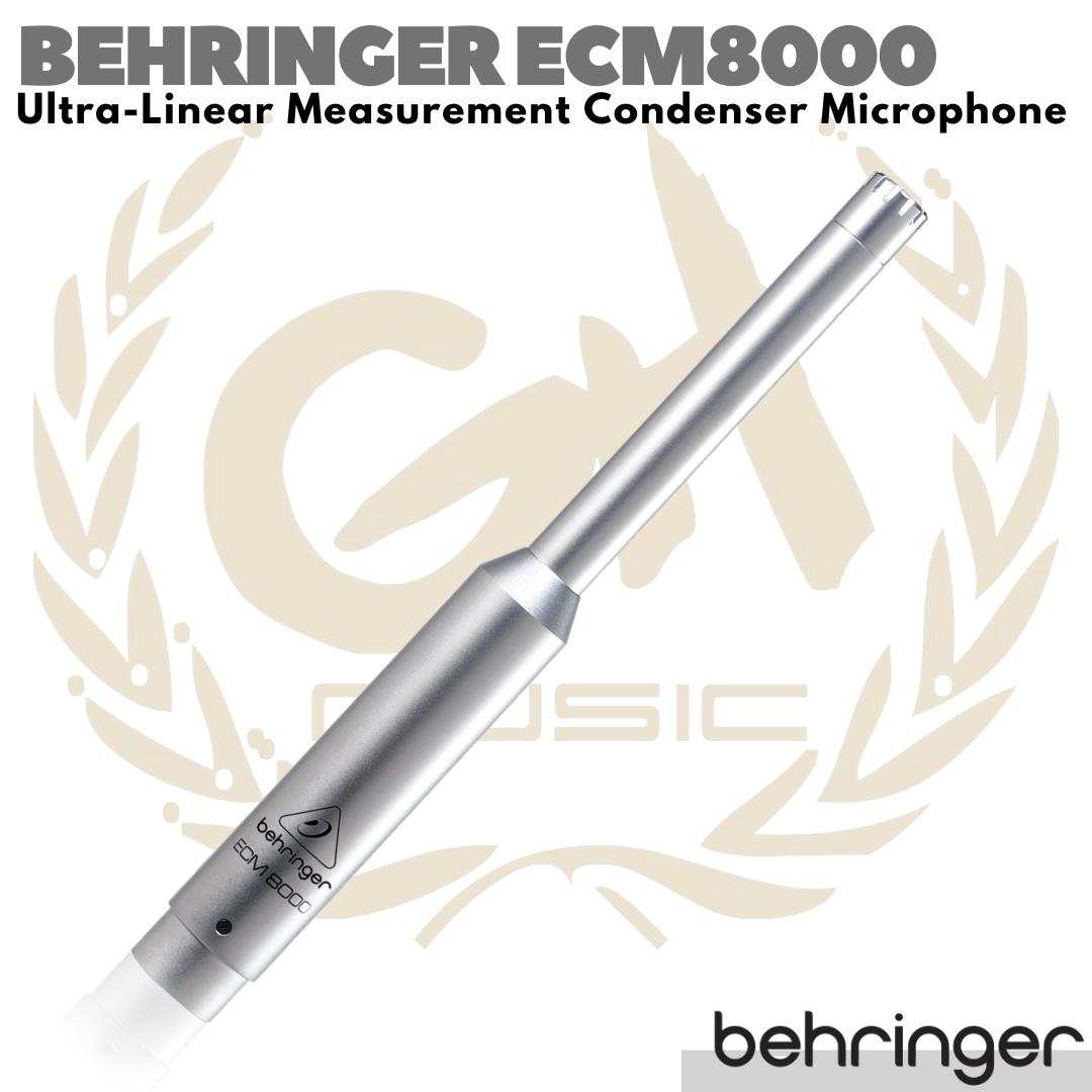 BEHRINGER ECM8000 Ultra Linear Measurement Condenser Microphone | RTA