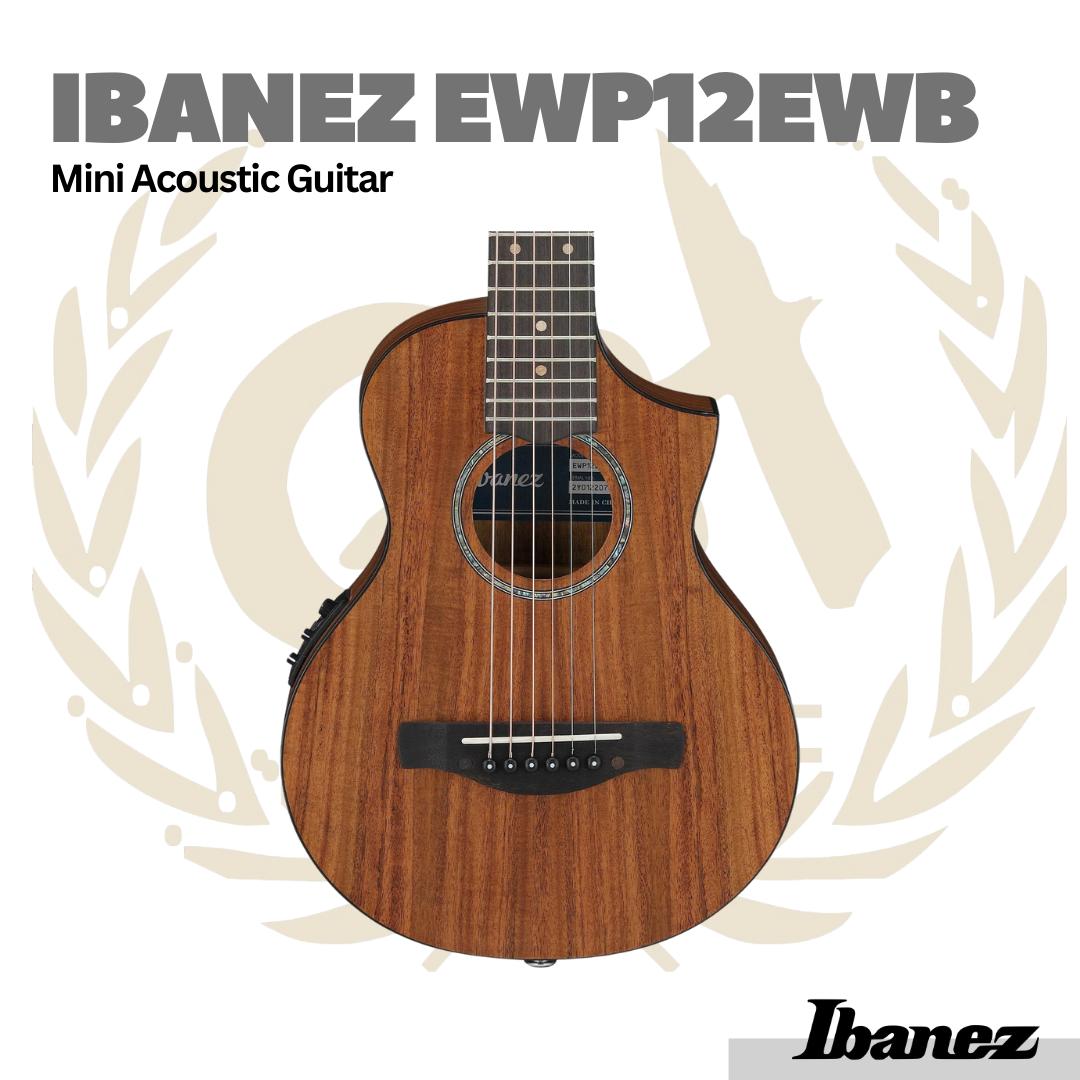 Ibanez EWP12EWB Mini Acoustic Electric Guitar - Gitar Lele GuitaLele