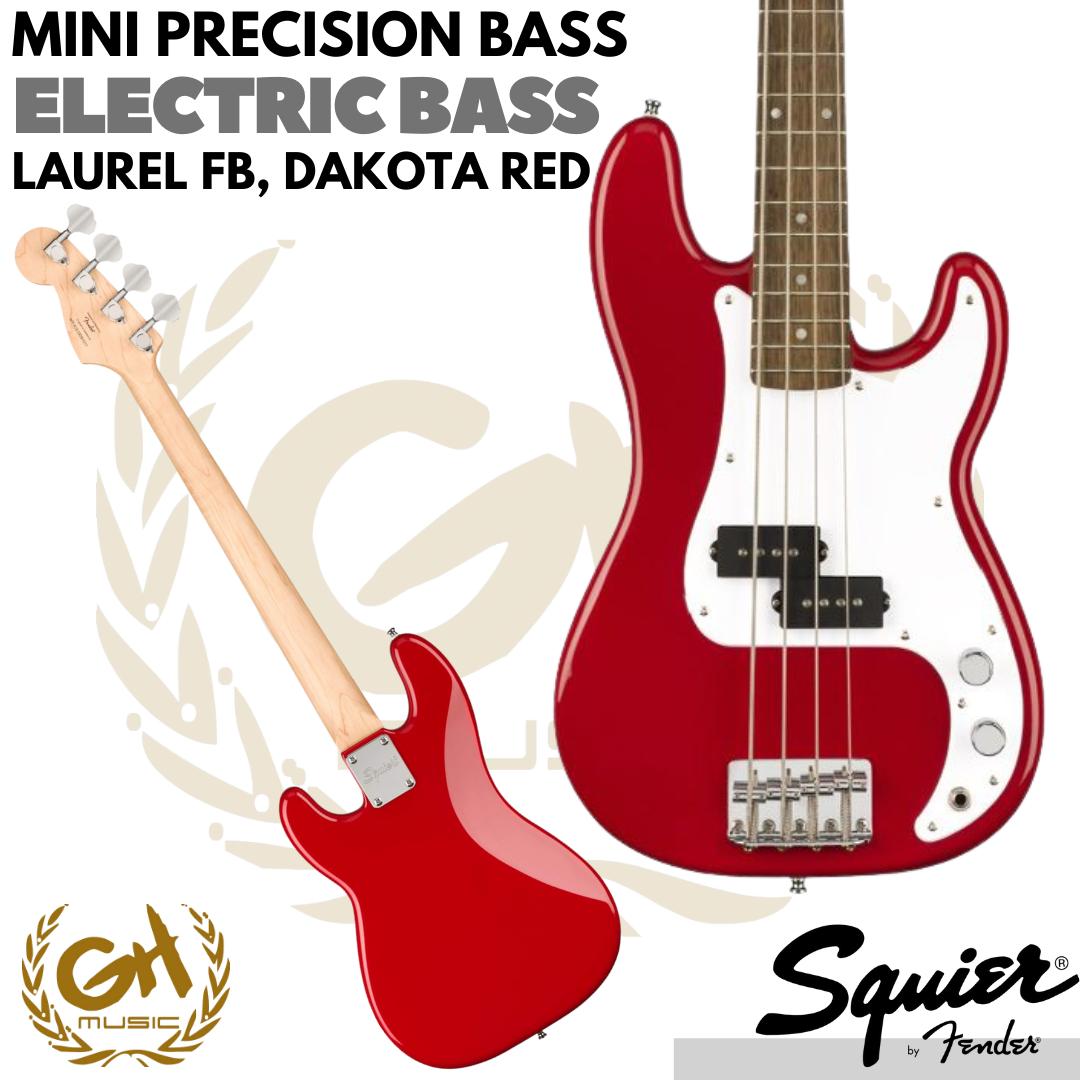 SQUIER MINI PRECISION BASS, LAUREL FB, ELECTRIC BASS - BASS ELEKTRIK