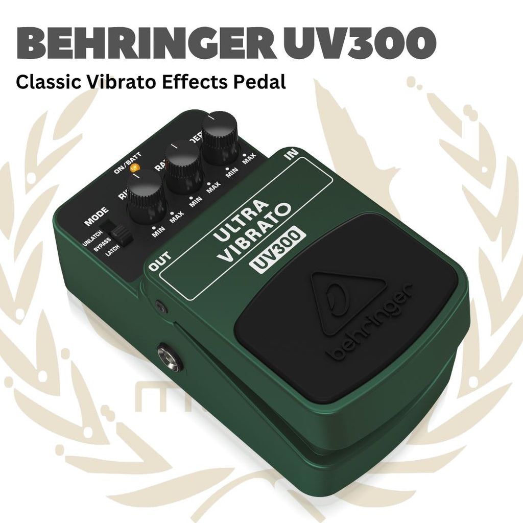 Behringer UV300 Classic Vibrato Effects Pedal - Efek Pedal UV-300 | UV 300