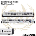 Midiplus X6 III 61 Keys Semi Weighted USB Midi Controller | Keyboard