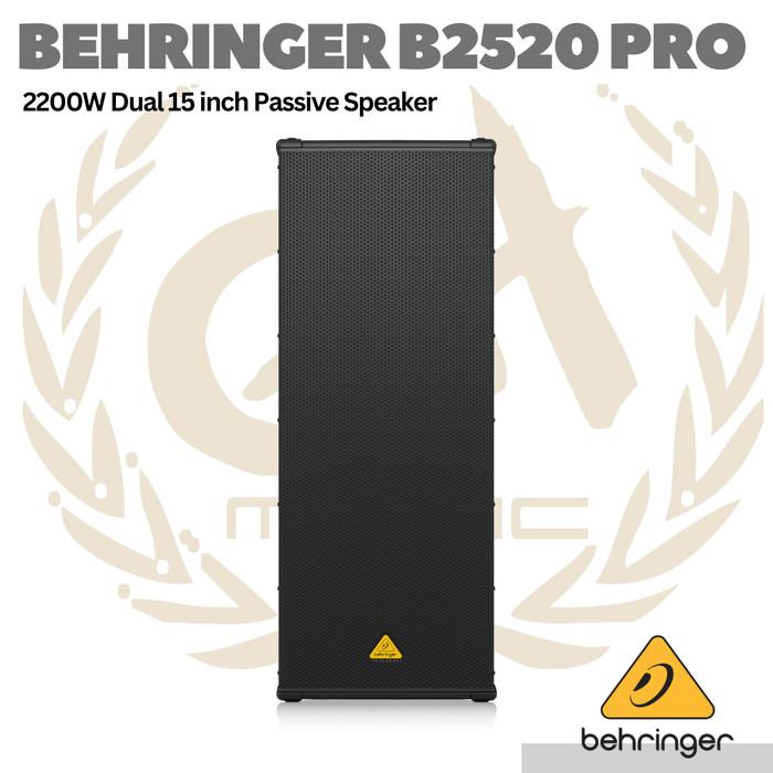 Behringer B2520 PRO 2200W Dual 15 inch Passive Speaker - Spiker Pasif