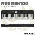 NUX NEK100 61 Keys Portable Keyboard - NEK-100 Piano