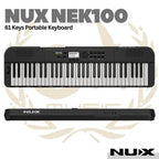 NUX NEK100 61 Keys Portable Keyboard - NEK-100 Piano