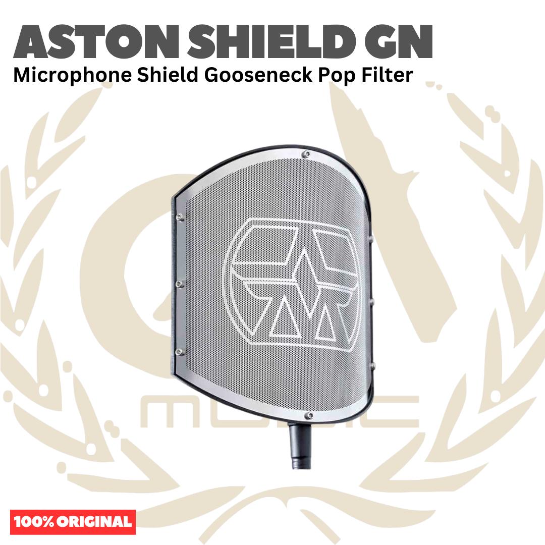 ASTON SHIELD GN Premium Microphone Shield Gooseneck Pop Filter - Pop Filter Mikrofon Recording Original Asli
