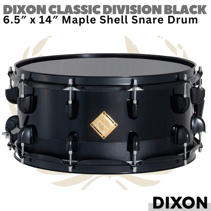 DIXON CLASSIC DIVISION BLACK PDSCL654 14″ Maple Shell Snare Drum