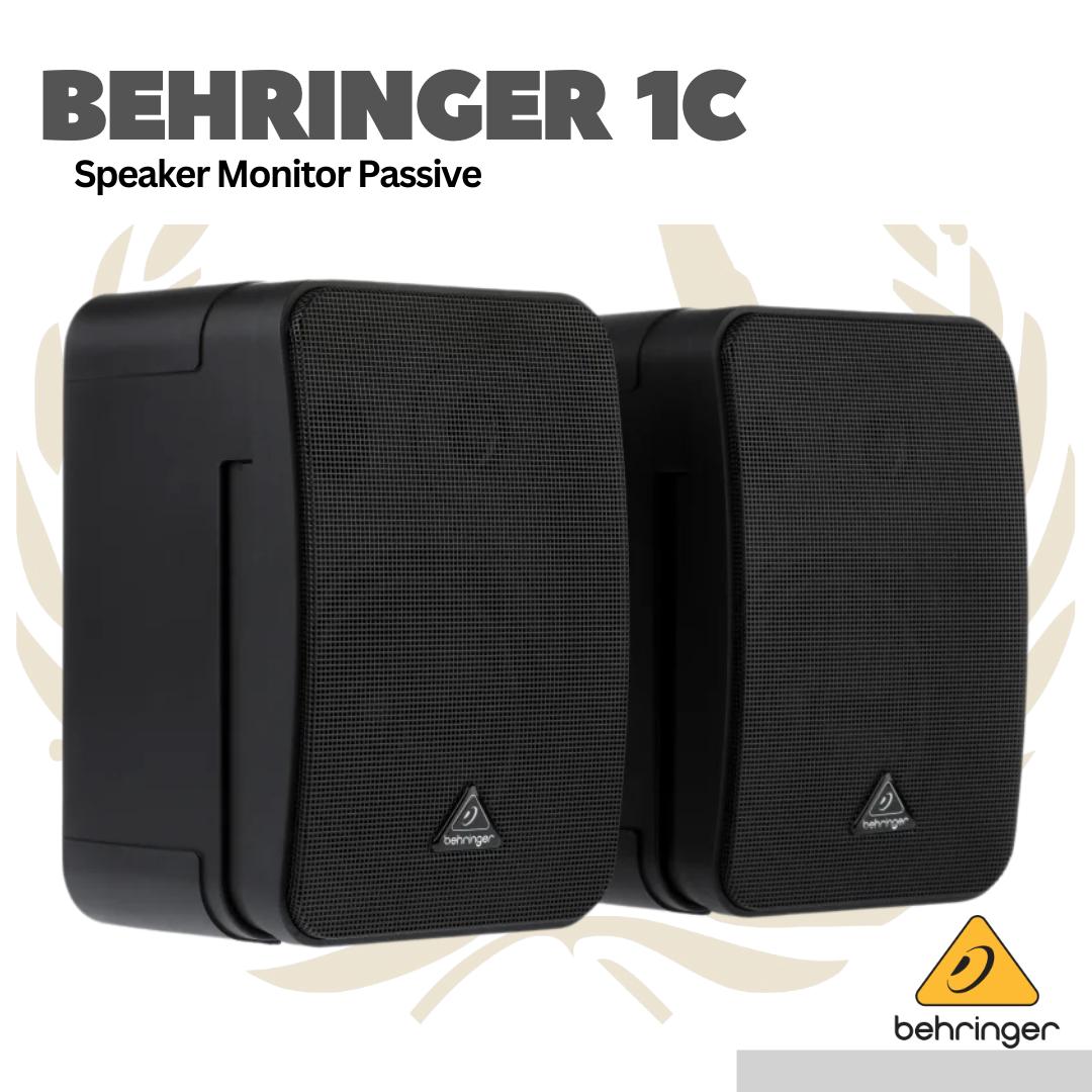 Behringer 1C-BK Ultra Compack 100Watt 5" Passive Studio - Speaker Monitor